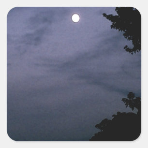 Early Night Square Sticker