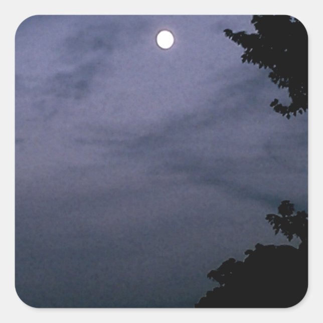 Early Night Square Sticker (Front)