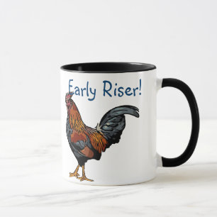 Early Riser Rooster Mug