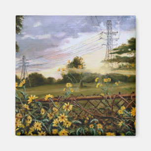 Early September Evening Sunset Magnet