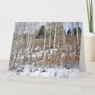 Early Snow Greeting Card