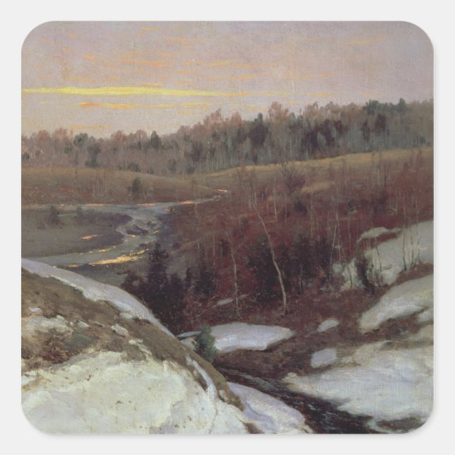 Early Spring, 1905 Square Sticker (Front)