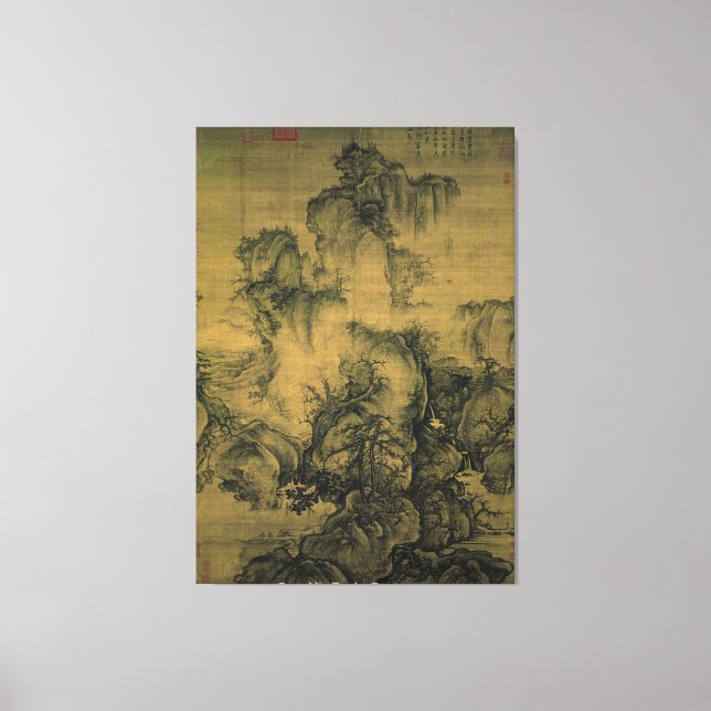 Early Spring / by Guo Xi / Canvas Print (Front)