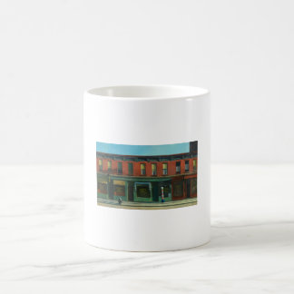 Early Sunday Morning - Edward Hopper Coffee Mug