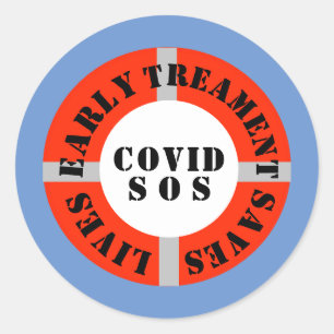 Early Treatment Saves Lives  Classic Round Sticker
