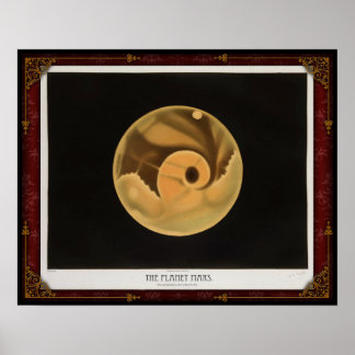 Early View of the Planet Mars Poster