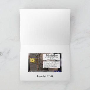 Early Warning System Journalist Greeting Card