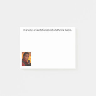 Early Warning System Journalist Post-it® Notes