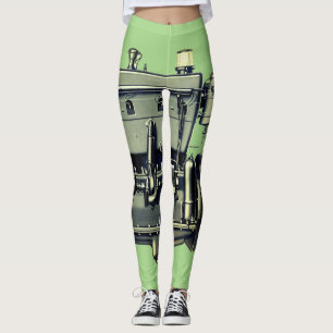 Early Wisconsin Motor Gas Engine Mechanical Robot Leggings