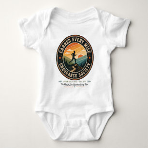 Earn Every Mile Endurance Trail Runner Retro Tee