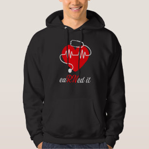Earned It Rn Nurse Nursing Graduation Hoodie