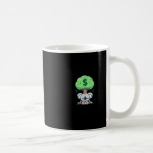 Earning Pive Income Koala Sticker  Coffee Mug