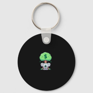 Earning Pive Income Koala Sticker  Keychain