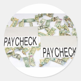 Earning to Pay Classic Round Sticker