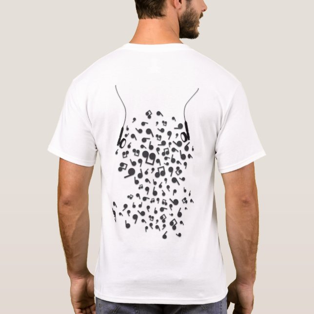Earphones T-Shirt (Back)