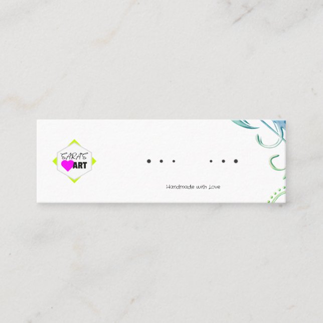 Earring Display Cards (Front)