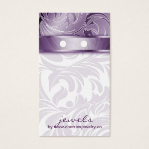 Earring Display Cards Modern Swirls Jewellery