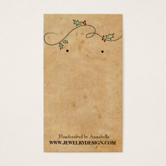 Earring Holder Christmas Holiday Custom Jewellery