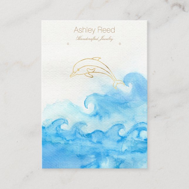 Earring Jewellery/Display Card (Front)