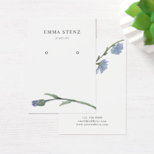 Earring Jewellery Display Card • Pastel Flower