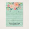 Earring Jewellery Display Card • Rustic Floral