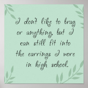 Earrings Fit Poster