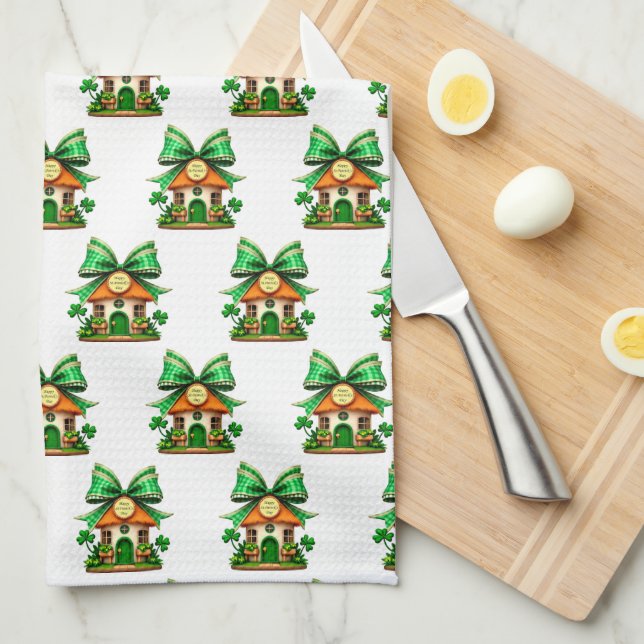 Earrings Kitchen Towel (Quarter Fold)