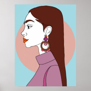 earrings poster
