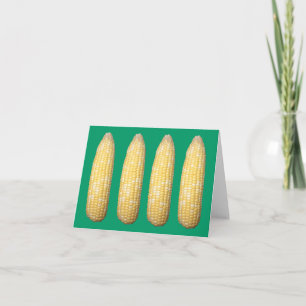 Ears of Corn  Blank Notecard