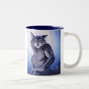 Ears of the Werewolf Two-Tone Coffee Mug