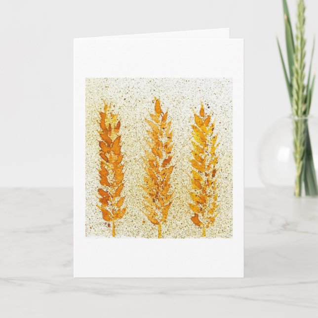 Ears of wheat card (Front)