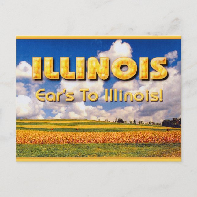 Ear's to Illinois ... Mark Edward Westerfield Postcard (Front)
