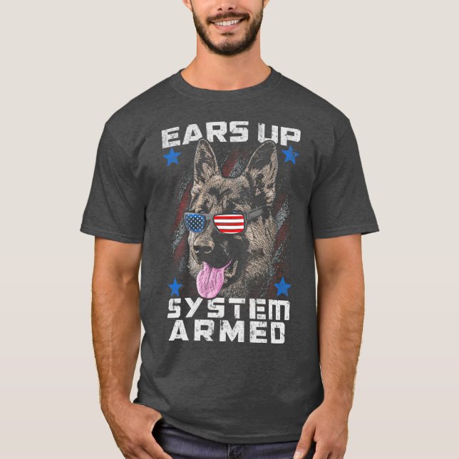 Ears Up System Armed T-Shirt (Front)