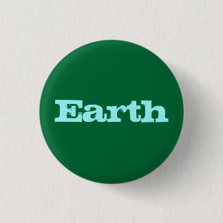 Earth 1 Inch Round Button