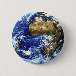 Earth 2 Inch Round Button