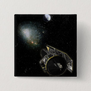 Earth, a Milky Way object 2 Inch Square Button