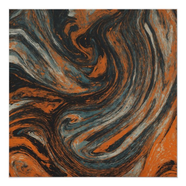 Earth Abstraction Poster (Front)