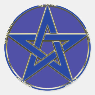 Earth, Air & Fire Pentagram Sticker