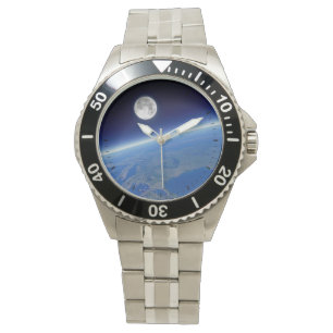 Earth and Moon View Watch