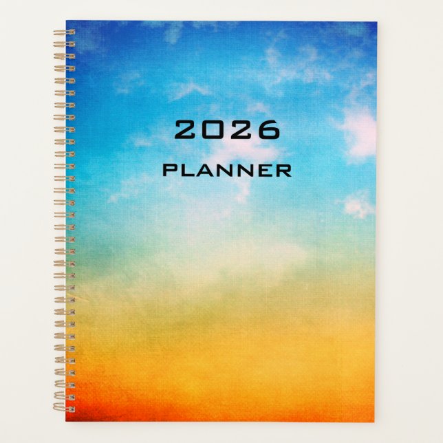 Earth and Sky 2026 Planner (Front)