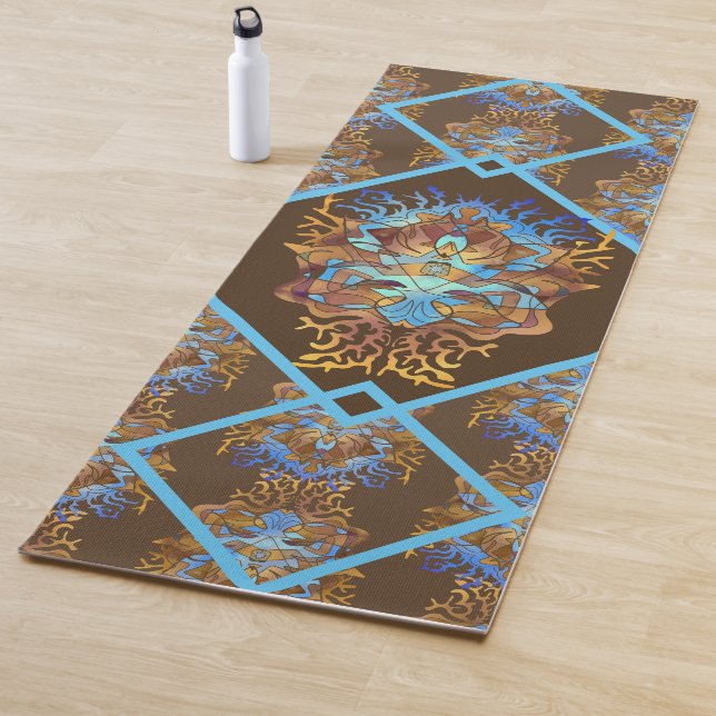 Earth and Sky Mandala Yoga Mat (In Situ)