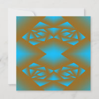 Earth And Sky Ombre Geometric Abstract Art