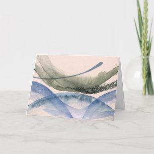 Earth and Water - Blank inside greeting Card
