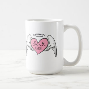 Earth Angel Big Mug – Heart, Wings & Halo