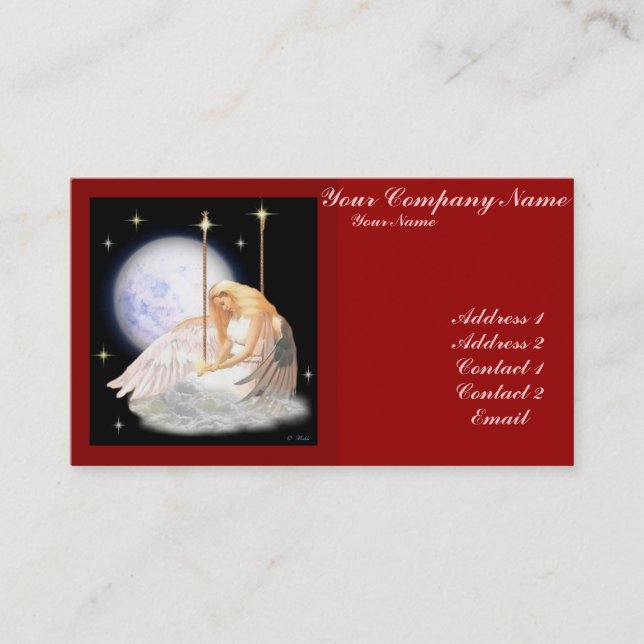 Earth Angel Business Card (Front)