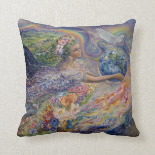 Earth Angel Throw Pillow