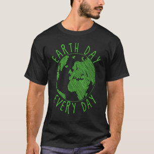 Earth Anniversary Environmental Awareness Earth Da T-Shirt