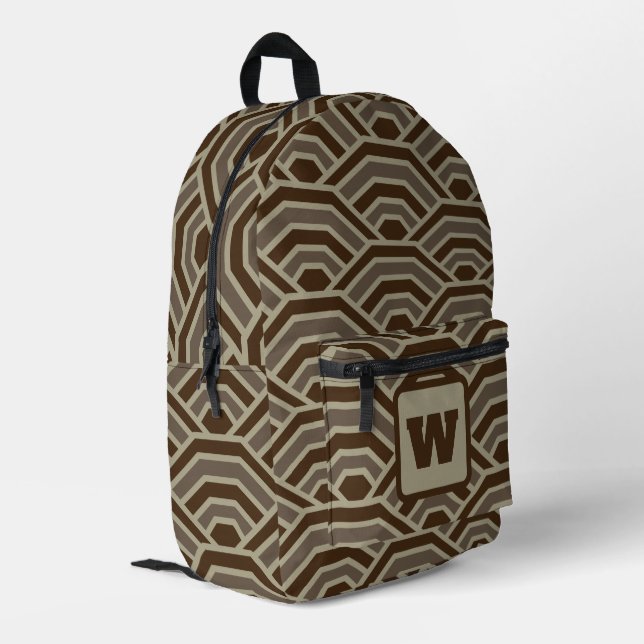 Earth Arches Printed Backpack (Back Corner Left)