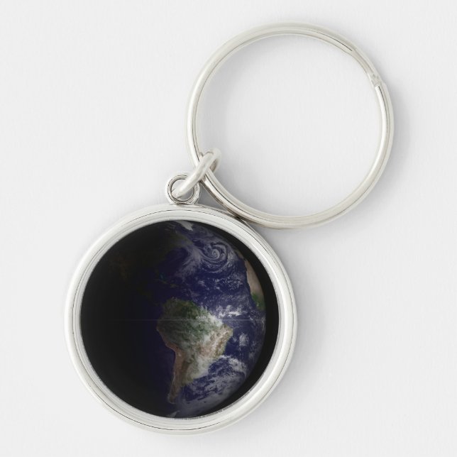 Earth At Its Equinox. Keychain (Front)