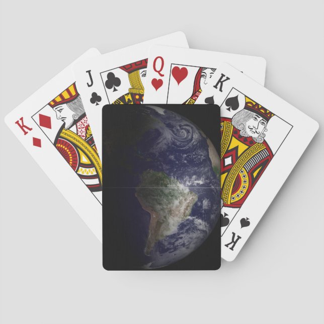 Earth At Its Equinox. Playing Cards (Back)
